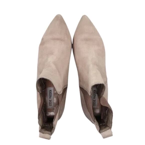Steve Madden Shoes Womens 9.5 Bootie Chelsea Ankle Boot Leather Point Toe Anella - Picture 6 of 16